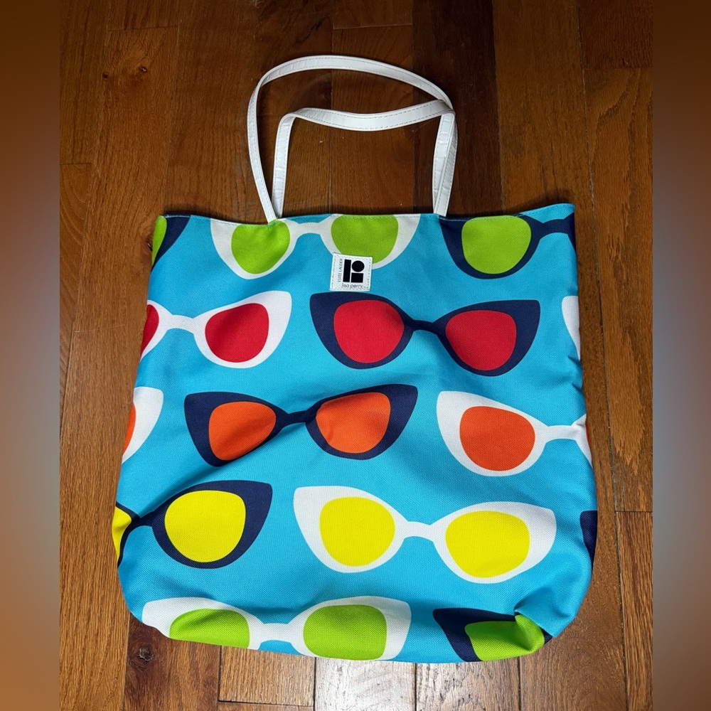 Lisa Perry Colorful Canvas Tote